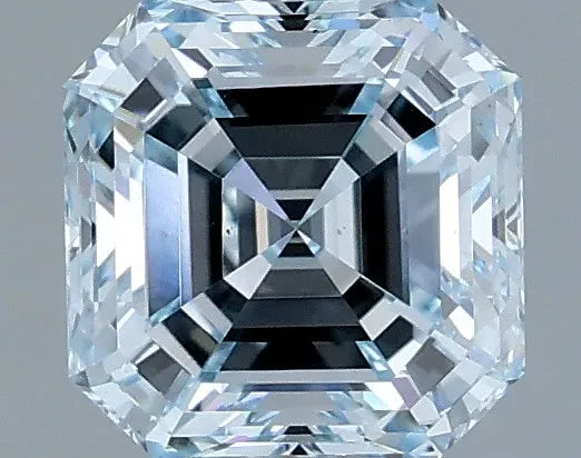 1.02ct Asscher Lab Grown Diamond (Colour Fancy Blue, Clarity VS2, IGI Certified)
