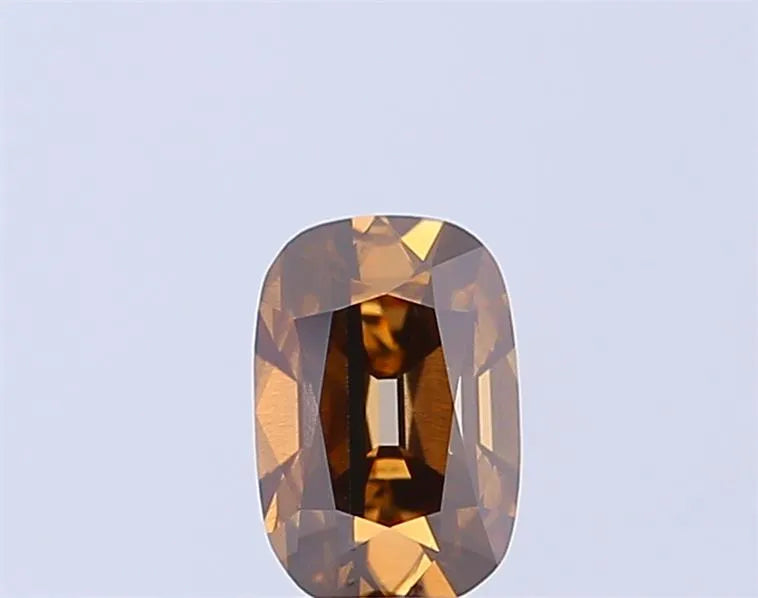 1.02ct Cushion brilliant Lab Grown Diamond (Colour Fancy Brown, Clarity SI2, IGI Certified)