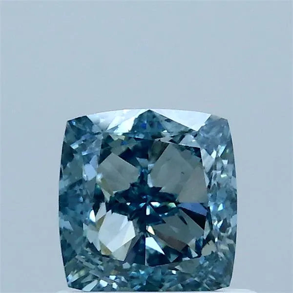 1.02ct Cushion modified Lab Grown Diamond (Colour Fancy Intense Greenish Blue, Clarity VS1, IGI Certified)