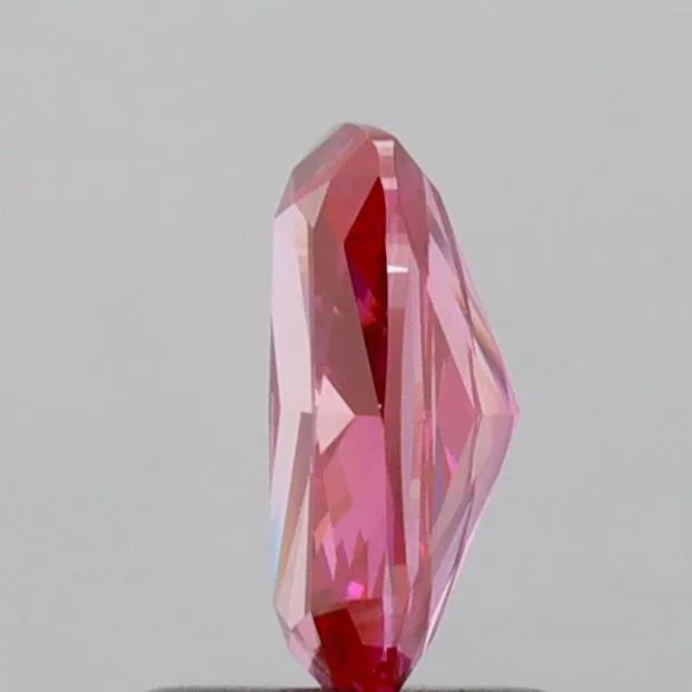 1.02ct Cushion modified Lab Grown Diamond (Colour Fancy Vivid Pink, Clarity VS1, IGI Certified)