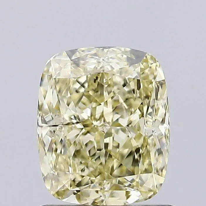 1.02ct Cushion modified Lab Grown Diamond (Colour Fancy Yellow, Clarity SI1, IGI Certified)