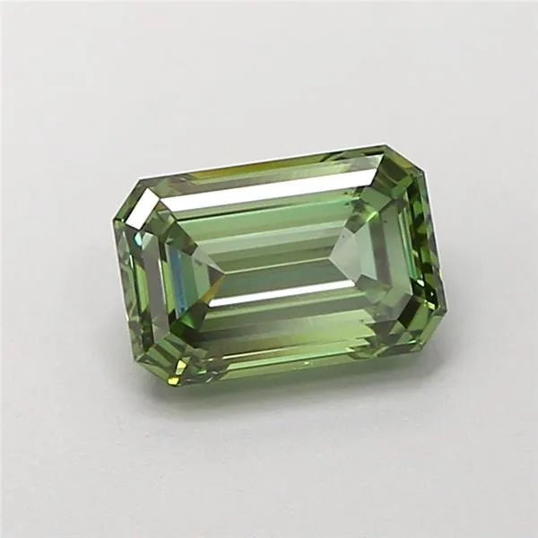 1.02ct Emerald Lab Grown Diamond (Colour Fancy Vivid Green, Clarity SI1, IGI Certified)