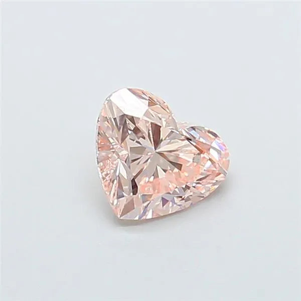 1.02ct Heart Lab Grown Diamond (Colour Fancy Pink, Clarity VS1, IGI Certified)