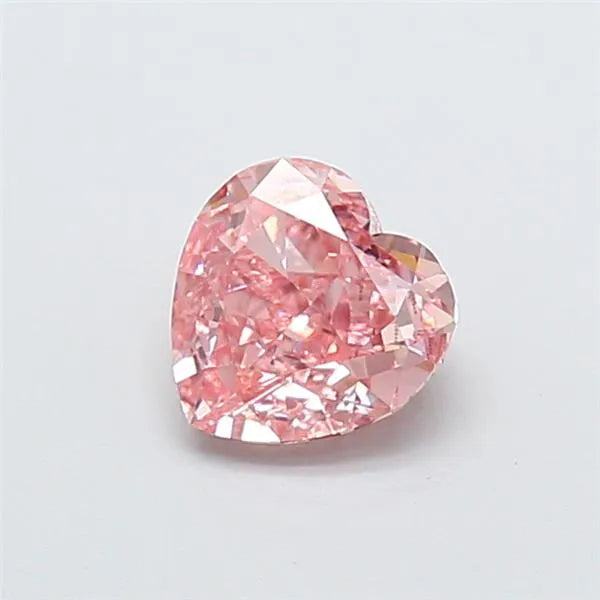 1.02ct Heart Lab Grown Diamond (Colour Fancy Vivid Pink, Clarity VS1, IGI Certified)