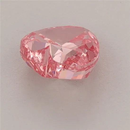 1.02ct Heart Lab Grown Diamond (Colour Fancy Vivid Pink, Clarity VVS2, IGI Certified)