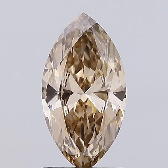 1.02ct Marquise Lab Grown Diamond (Colour Fancy Brown, Clarity VS1, IGI Certified)