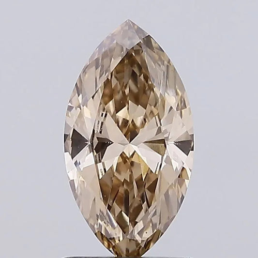 1.02ct Marquise Lab Grown Diamond (Colour Fancy Brown, Clarity VS1, IGI Certified)