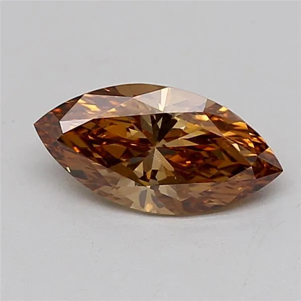 1.02ct Marquise Lab Grown Diamond (Colour Fancy Yellow Brown, Clarity VVS2, IGI Certified)