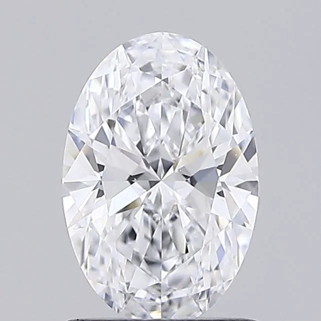1.02ct Oval Lab Grown Diamond (Colour D, Clarity VVS1, Cut EX, IGI Certified)