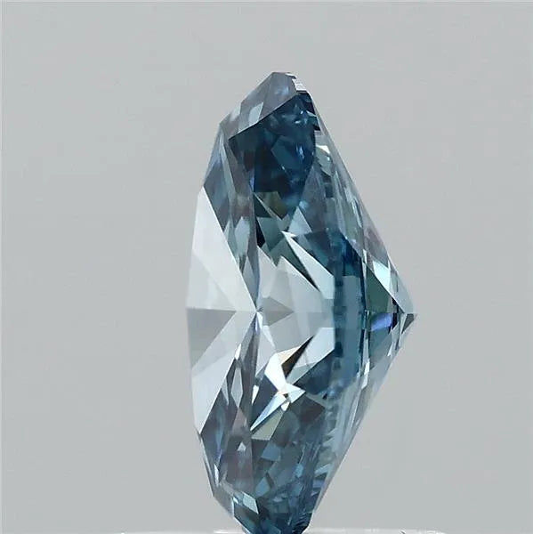 1.02ct Oval Lab Grown Diamond (Colour Fancy Vivid Blue, Clarity VS1, IGI Certified)