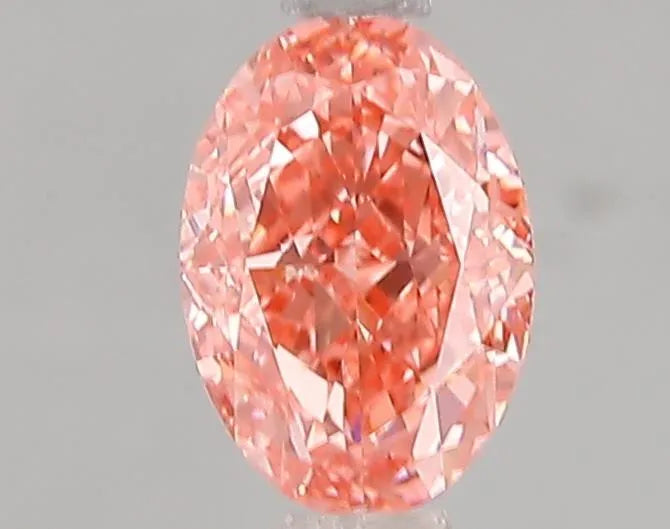 1.02ct Oval Lab Grown Diamond (Colour Fancy Vivid Pink, Clarity VS1, IGI Certified)