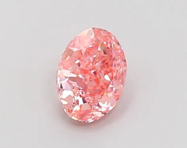 1.02ct Oval Lab Grown Diamond (Colour Fancy Vivid Pink, Clarity VS2, IGI Certified)