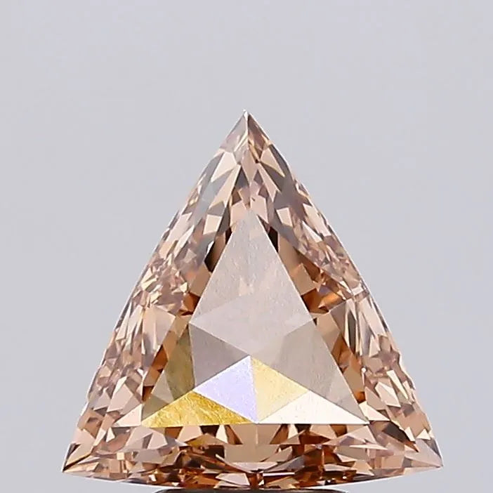 1.02ct Pear Lab Grown Diamond (Colour Fancy Light Brown, Clarity VVS2, IGI Certified)
