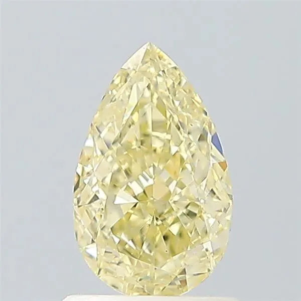 1.02ct Pear Lab Grown Diamond (Colour Fancy Light Yellow, Clarity VS1, IGI Certified)