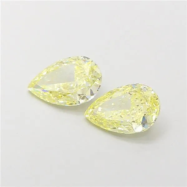 1.02ct Pear Lab Grown Diamond (Colour Fancy Yellow, Clarity VVS2, IGI Certified)