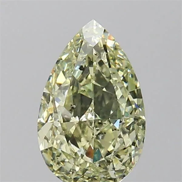 1.02ct Pear Natural Diamond (Colour Fancy Light Green, Clarity SI2, GIA Certified)