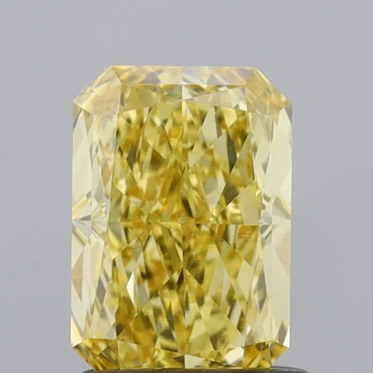 1.02ct Radiant Lab Grown Diamond (Colour Fancy Intense Yellow, Clarity VVS2, IGI Certified)