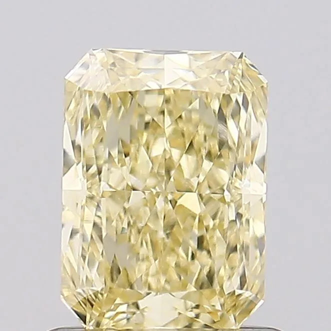 1.02ct Radiant Lab Grown Diamond (Colour Fancy Light Yellow, Clarity VVS2, IGI Certified)