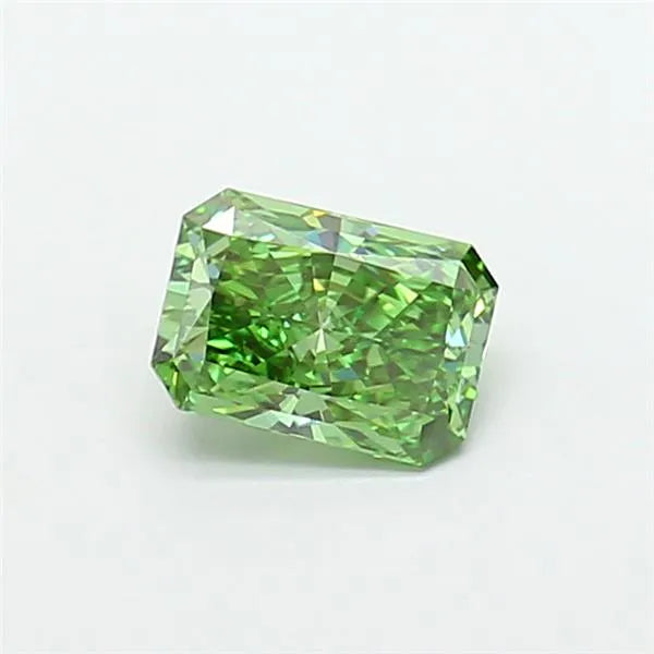 1.02ct Radiant Lab Grown Diamond (Colour Fancy Vivid Green, Clarity VVS2, IGI Certified)