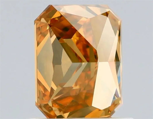 1.02ct Radiant Natural Diamond (Colour Fancy Deep Yellow, Clarity VS2, Cut GD, GIA Certified)