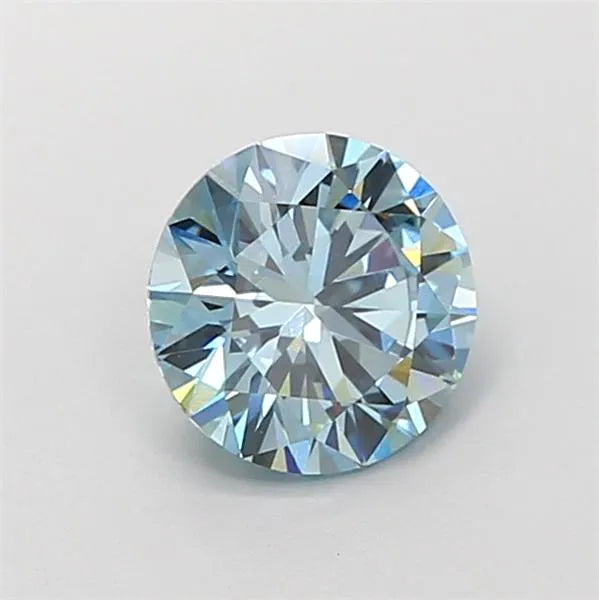 1.02ct Round Lab Grown Diamond (Colour Fancy Intense Blue, Clarity VVS2, Cut ID, IGI Certified)