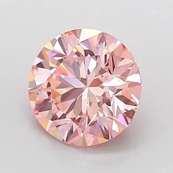 1.02ct Round Lab Grown Diamond (Colour Fancy Intense Pink, Clarity VS1, Cut ID, IGI Certified)
