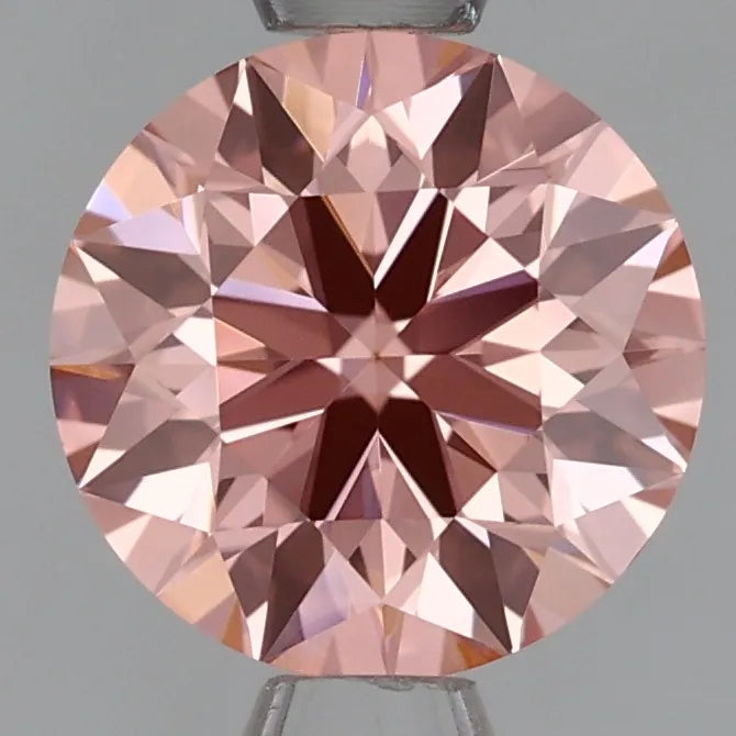1.02ct Round Lab Grown Diamond (Colour Fancy Intense Pink, Clarity VVS1, Cut ID, IGI Certified)