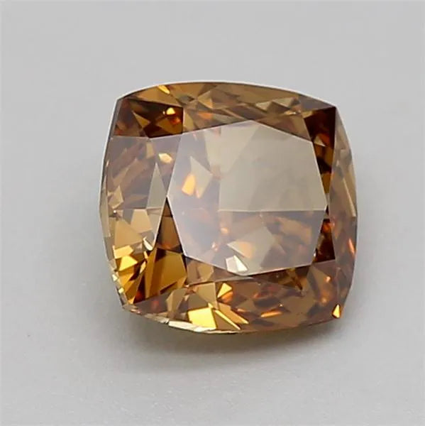 1.03ct Cushion modified Lab Grown Diamond (Colour Fancy Brown, Clarity VS1, IGI Certified)