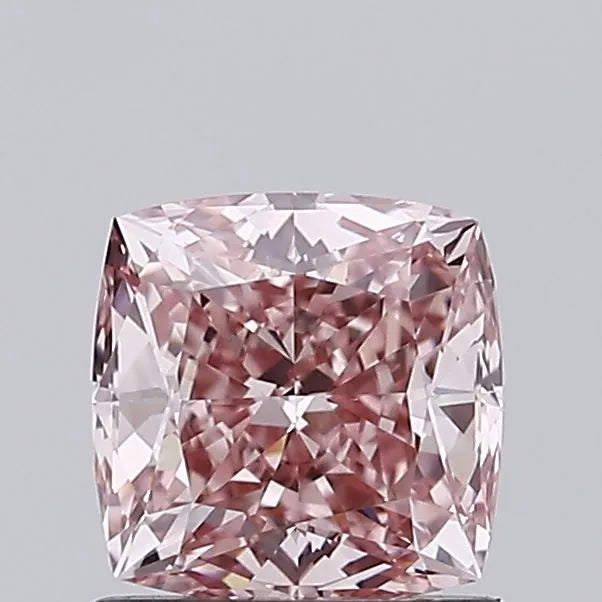 1.03ct Cushion modified Lab Grown Diamond (Colour Fancy Intense Brownish Pink, Clarity VS1, IGI Certified)