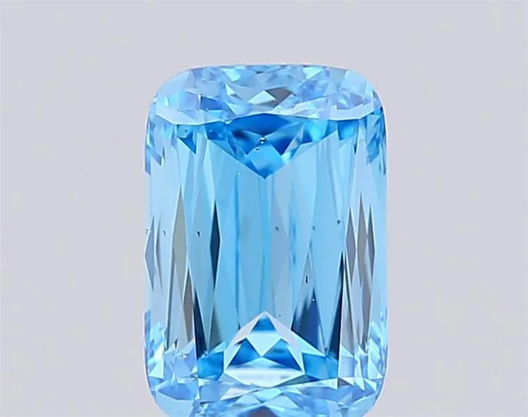 1.03ct Cushion modified Lab Grown Diamond (Colour Fancy Vivid Blue, Clarity VS2, IGI Certified)