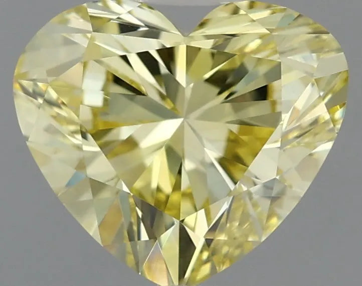 1.03ct Heart Lab Grown Diamond (Colour Fancy Intense Yellow, Clarity VVS2, IGI Certified)