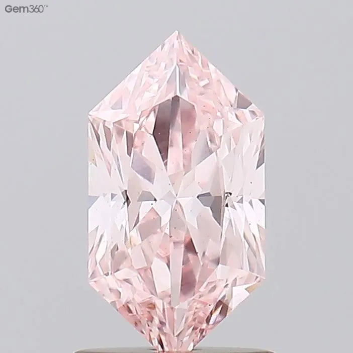 1.03ct Hexagonal Lab Grown Diamond (Colour Fancy Intense Pink, Clarity VS1, IGI Certified)