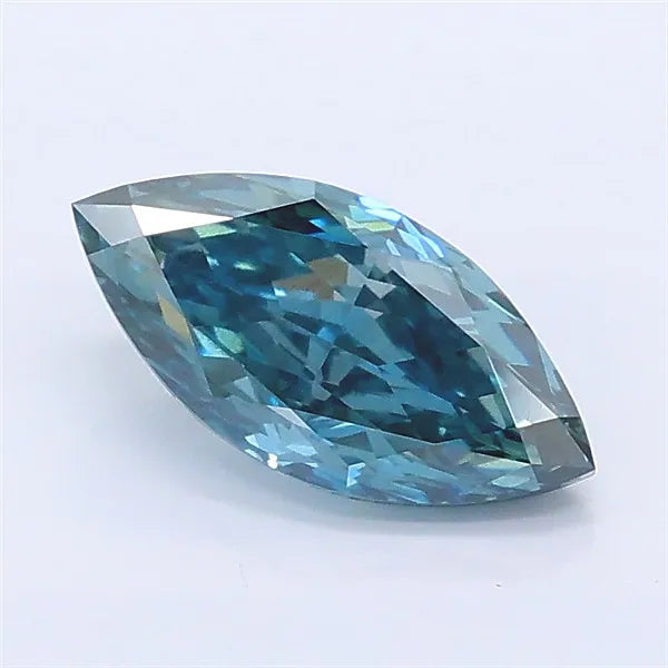 1.03ct Marquise Lab Grown Diamond (Colour Fancy Deep Blue, Clarity VS2, IGI Certified)