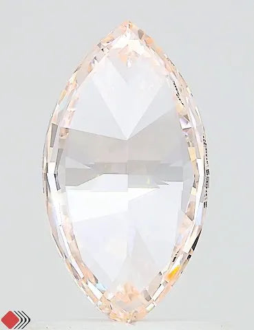 1.03ct Marquise Lab Grown Diamond (Colour Fancy Light Pink, Clarity VVS2, IGI Certified)
