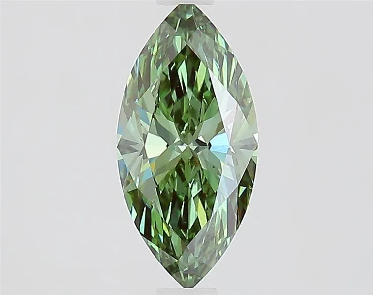 1.03ct Marquise Lab Grown Diamond (Colour Fancy Vivid Green, Clarity VS1, IGI Certified)
