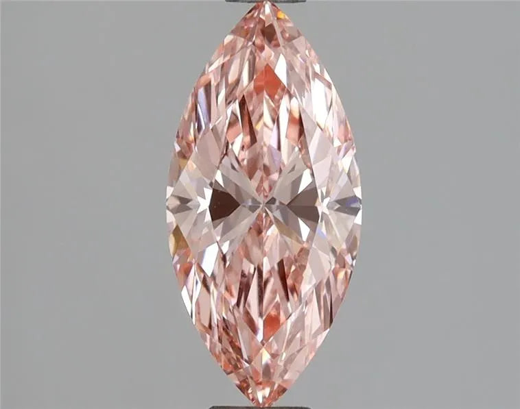 1.03ct Marquise Lab Grown Diamond (Colour Fancy Vivid Pink, Clarity VVS2, IGI Certified)