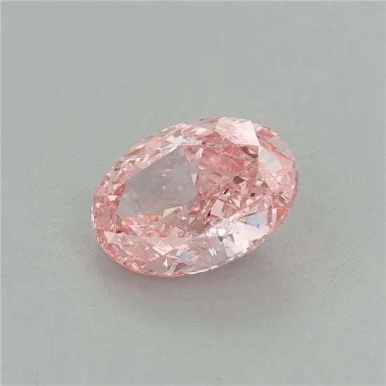 1.03ct Oval Lab Grown Diamond (Colour Fancy Vivid Pink, Clarity VS2, IGI Certified)