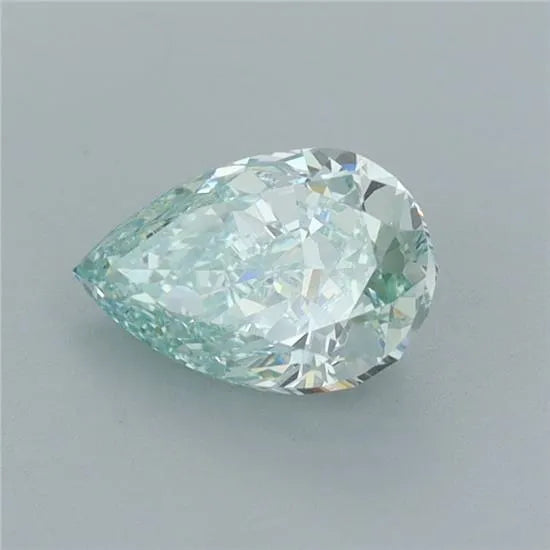 1.03ct Pear Lab Grown Diamond (Colour Fancy Intense Green, Clarity VVS2, IGI Certified)