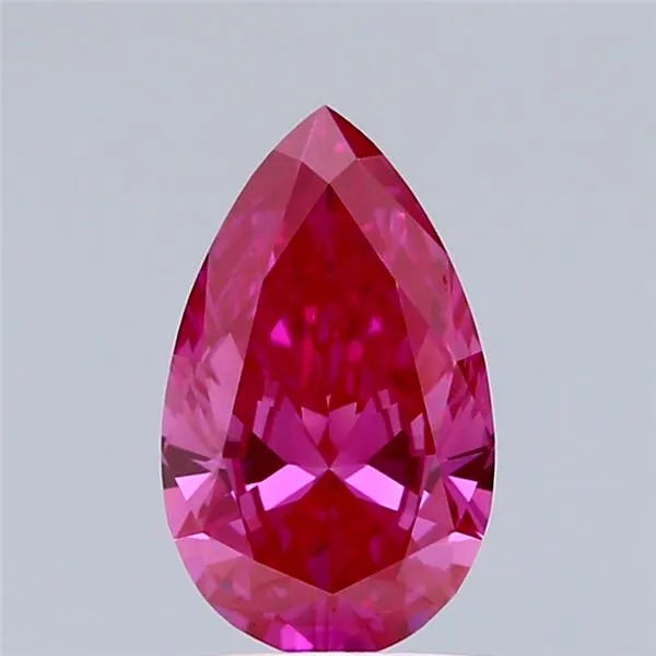 1.03ct Pear Lab Grown Diamond (Colour Fancy Vivid Pink, Clarity VVS2, IGI Certified)