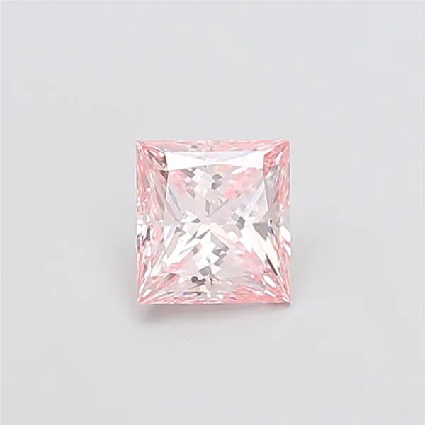 1.03ct Princess Lab Grown Diamond (Colour Fancy Intense Pink, Clarity VS1, IGI Certified)