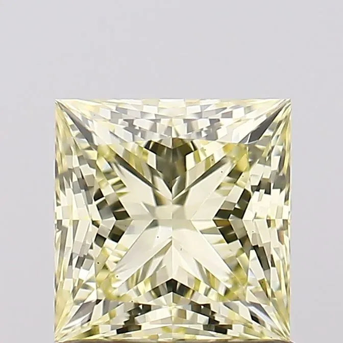1.03ct Princess Lab Grown Diamond (Colour Fancy Yellow, Clarity VS2, IGI Certified)