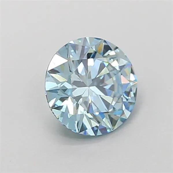 1.03ct Round Lab Grown Diamond (Colour Fancy Intense Blue, Clarity VS1, Cut EX, IGI Certified)
