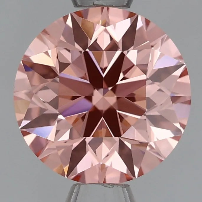 1.03ct Round Lab Grown Diamond (Colour Fancy Intense Pink, Clarity VS1, Cut VG, IGI Certified)