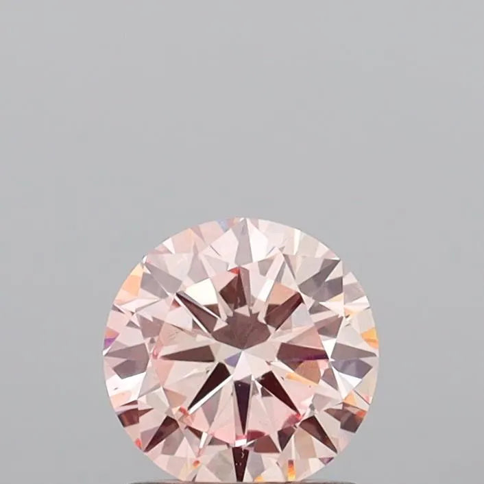 1.03ct Round Lab Grown Diamond (Colour Fancy Intense Pink, Clarity VS1, Cut VG, IGI Certified)