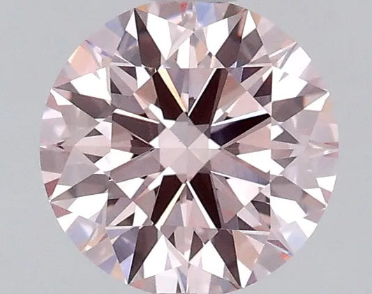 1.03ct Round Lab Grown Diamond (Colour Fancy Pink, Clarity VVS2, Cut ID, IGI Certified)