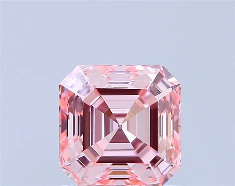 1.04ct Asscher Lab Grown Diamond (Colour Fancy Intense Pink, Clarity VVS2, IGI Certified)