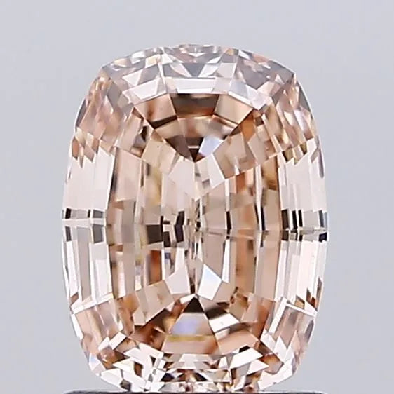 1.04ct Cushion Lab Grown Diamond (Colour Fancy Light Brown, Clarity VS1, IGI Certified)