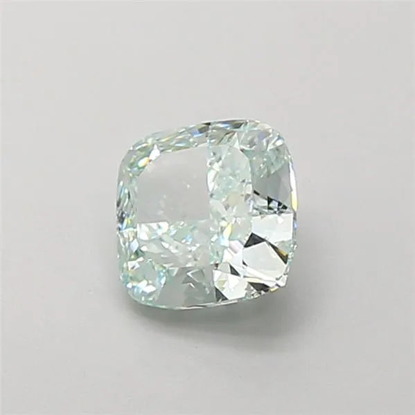 1.04ct Cushion modified Lab Grown Diamond (Colour Fancy Intense Green, Clarity VVS1, IGI Certified)