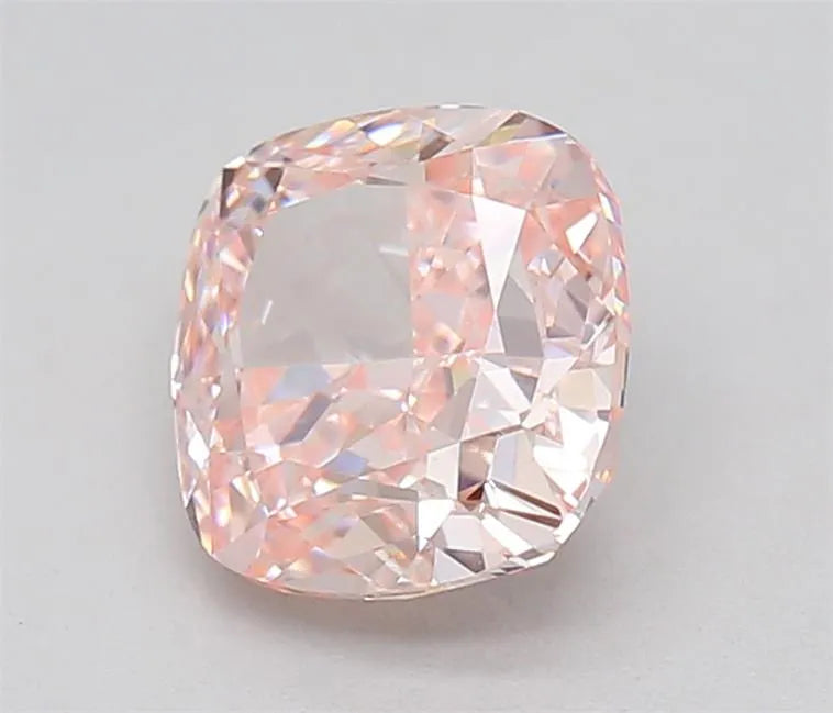 1.04ct Cushion modified Lab Grown Diamond (Colour Fancy Intense Pink, Clarity VS1, IGI Certified)
