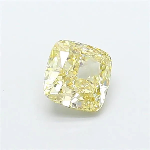 1.04ct Cushion modified Lab Grown Diamond (Colour Fancy Light Yellow, Clarity VVS2, IGI Certified)